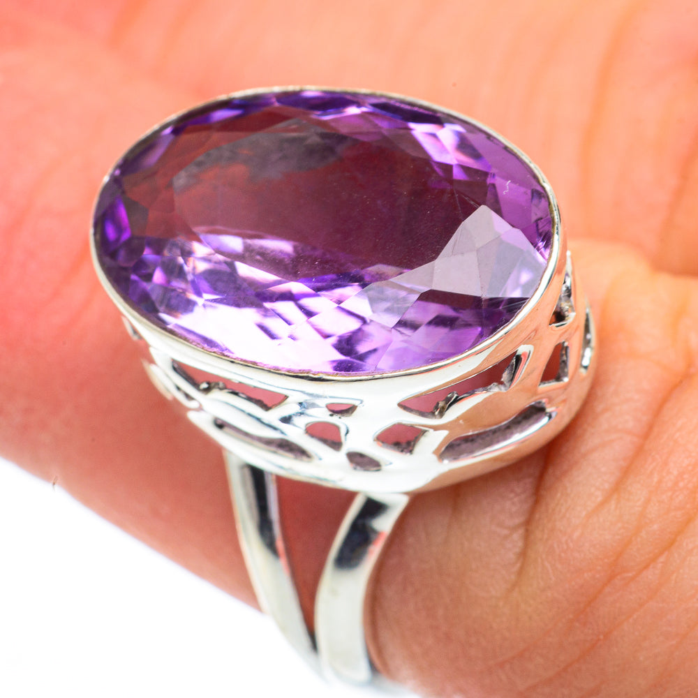 Amethyst Rings handcrafted by Anasilvercos - RING62837