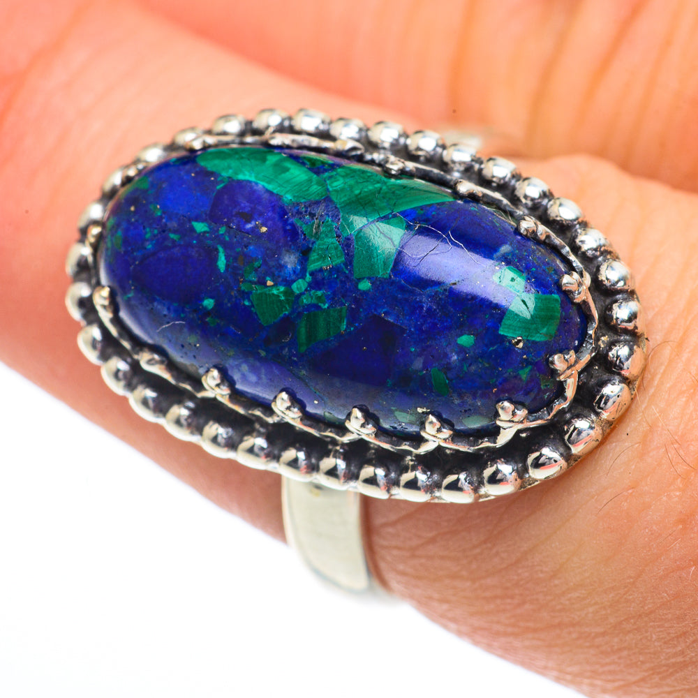 Azurite Rings handcrafted by Anasilvercos - RING62843
