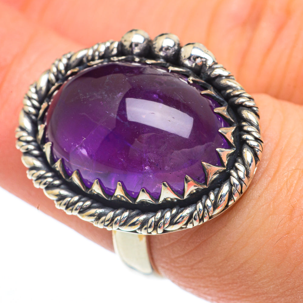 Amethyst Rings handcrafted by Anasilvercos - RING62862