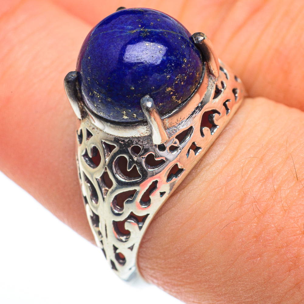 Lapis Lazuli Rings handcrafted by Anasilvercos - RING62867