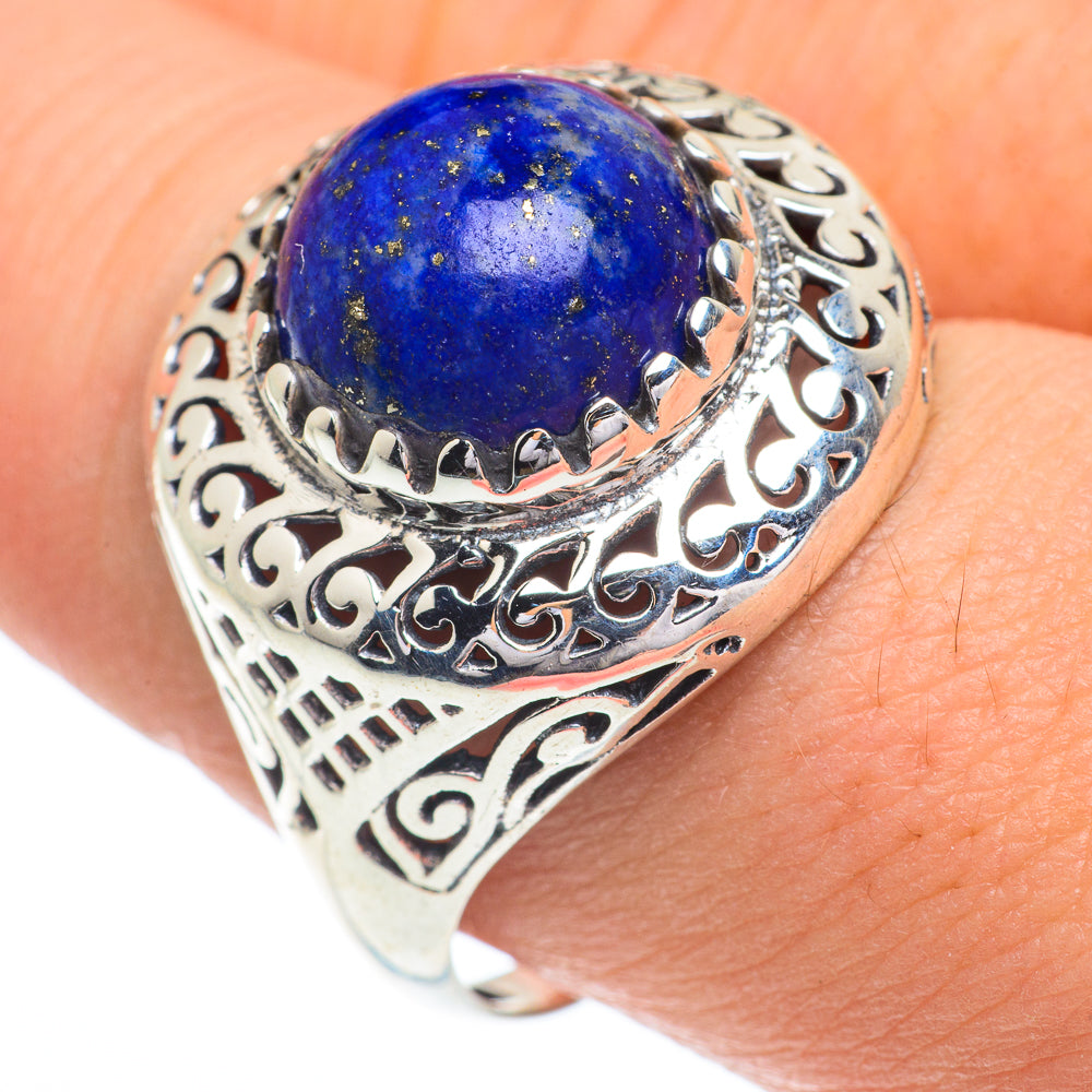 Lapis Lazuli Rings handcrafted by Anasilvercos - RING62869