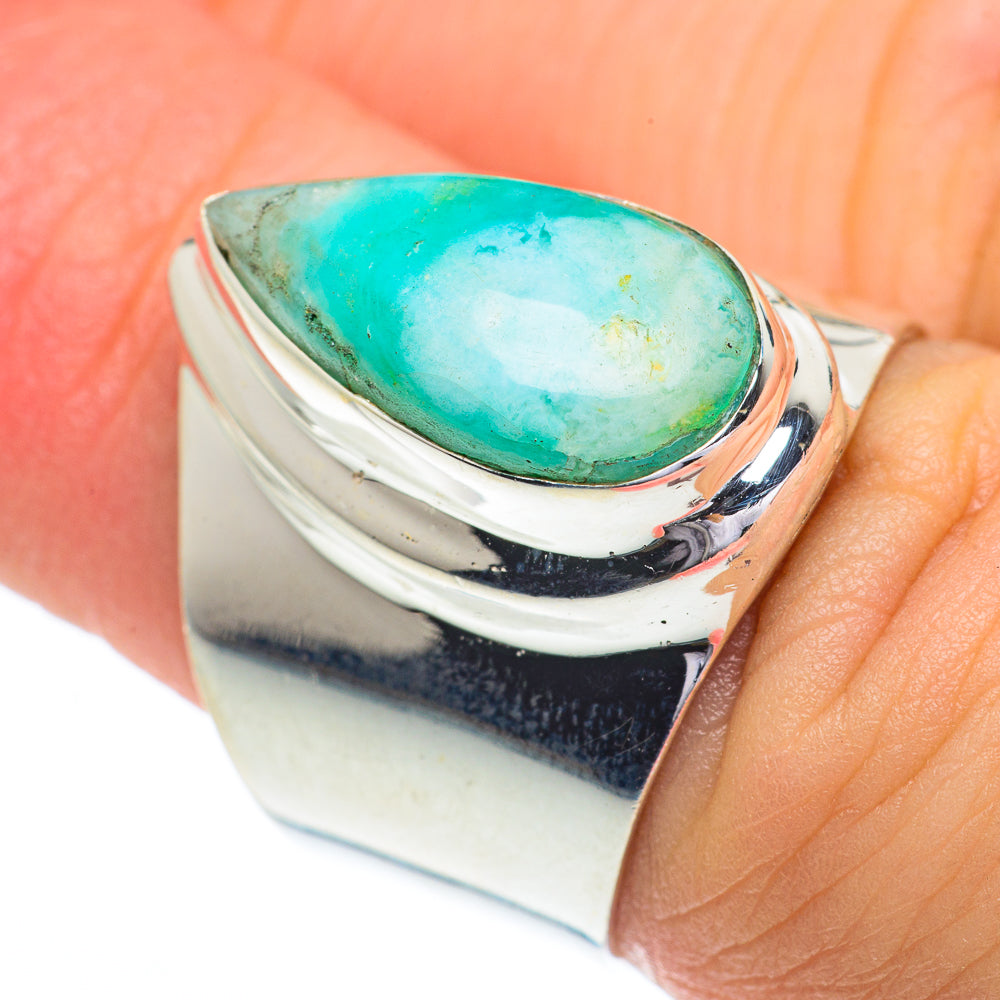 Larimar Rings handcrafted by Anasilvercos - RING62891