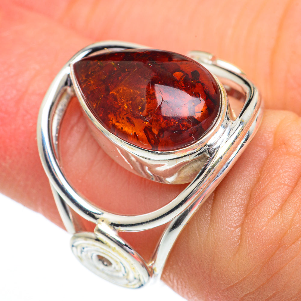 Baltic Amber Rings handcrafted by Anasilvercos - RING62899