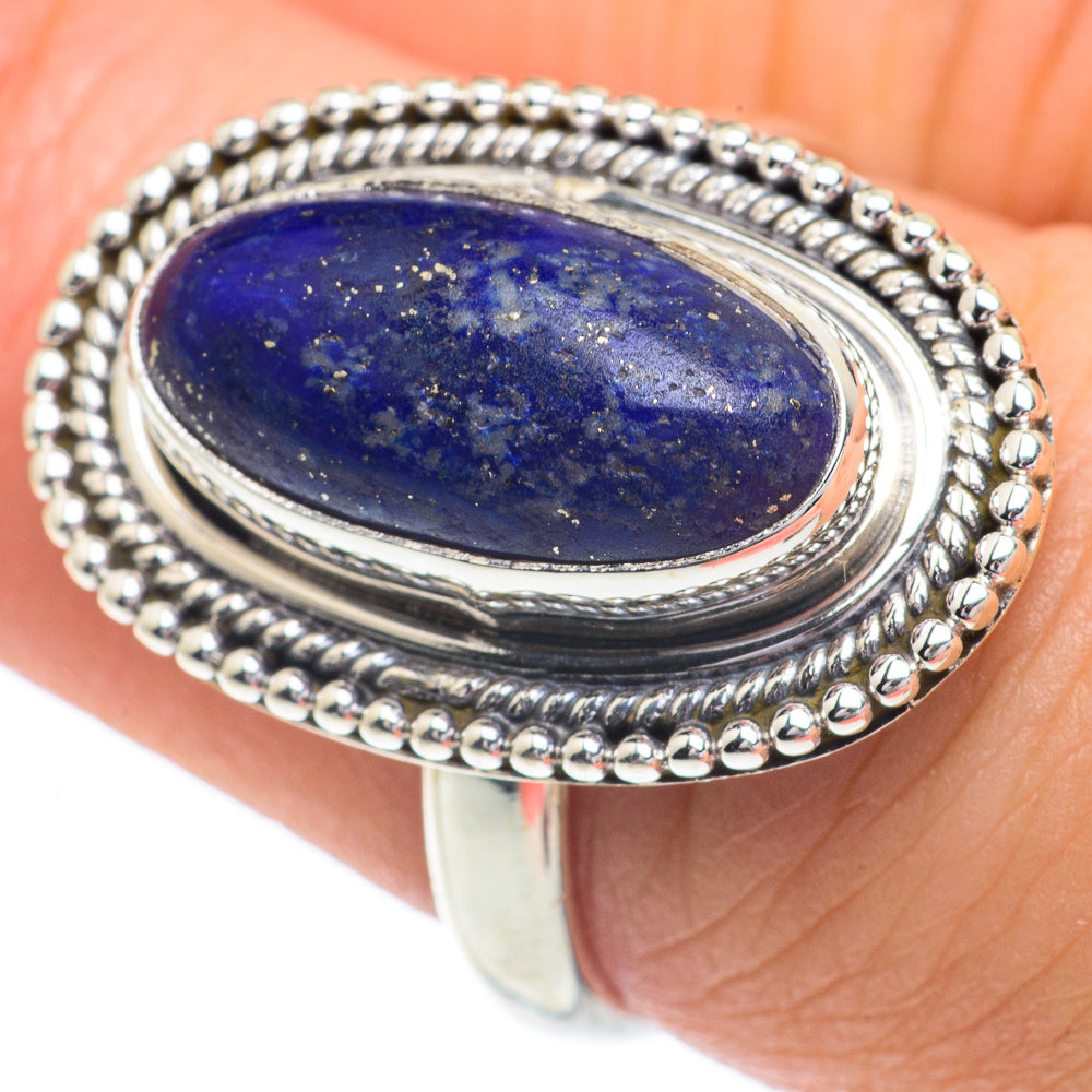 Lapis Lazuli Rings handcrafted by Anasilvercos - RING62912