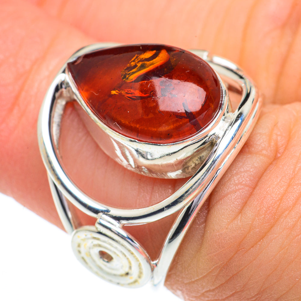 Baltic Amber Rings handcrafted by Anasilvercos - RING62919