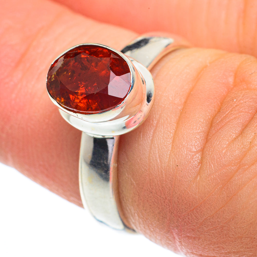 Mandarin Citrine Rings handcrafted by Anasilvercos - RING62938