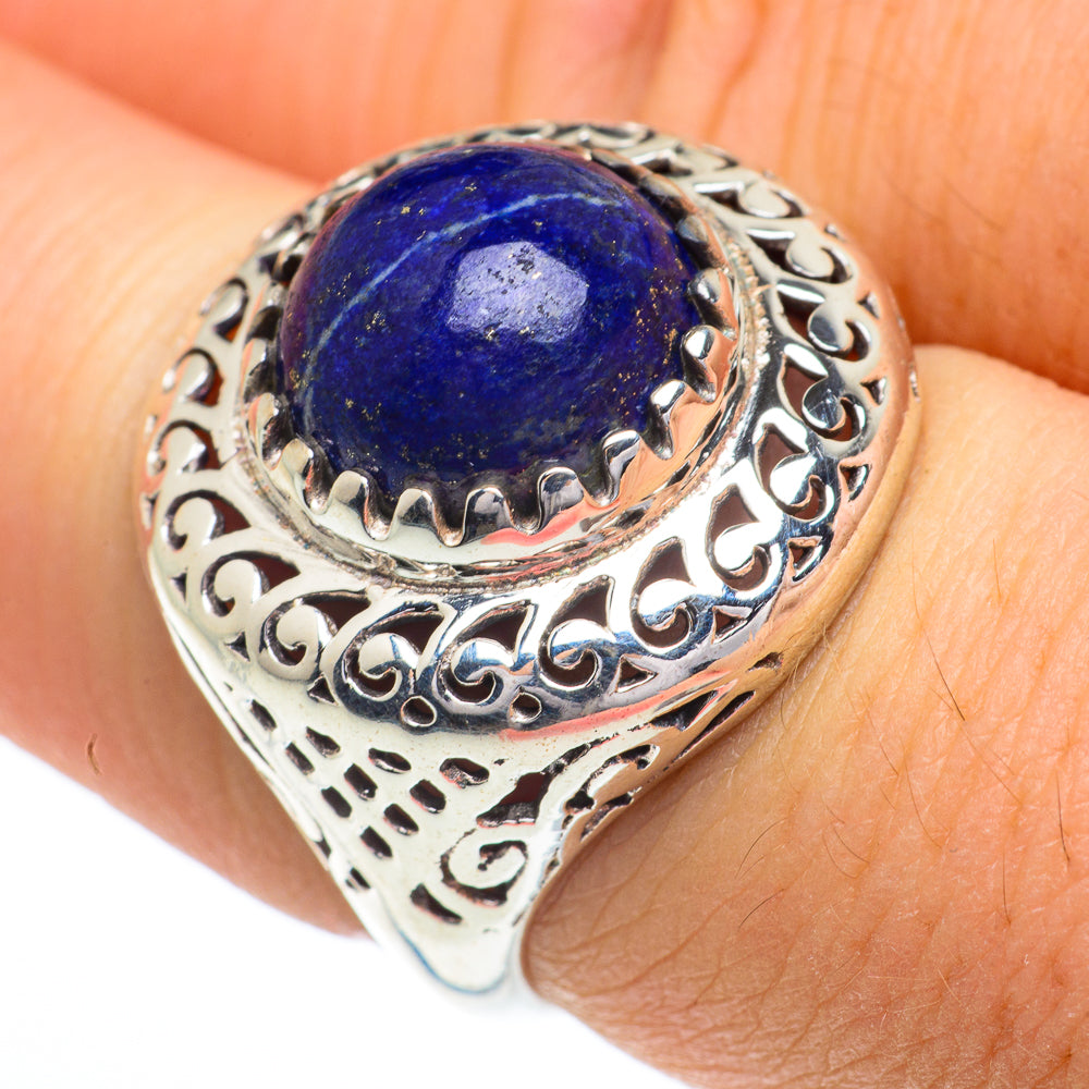Lapis Lazuli Rings handcrafted by Anasilvercos - RING62947