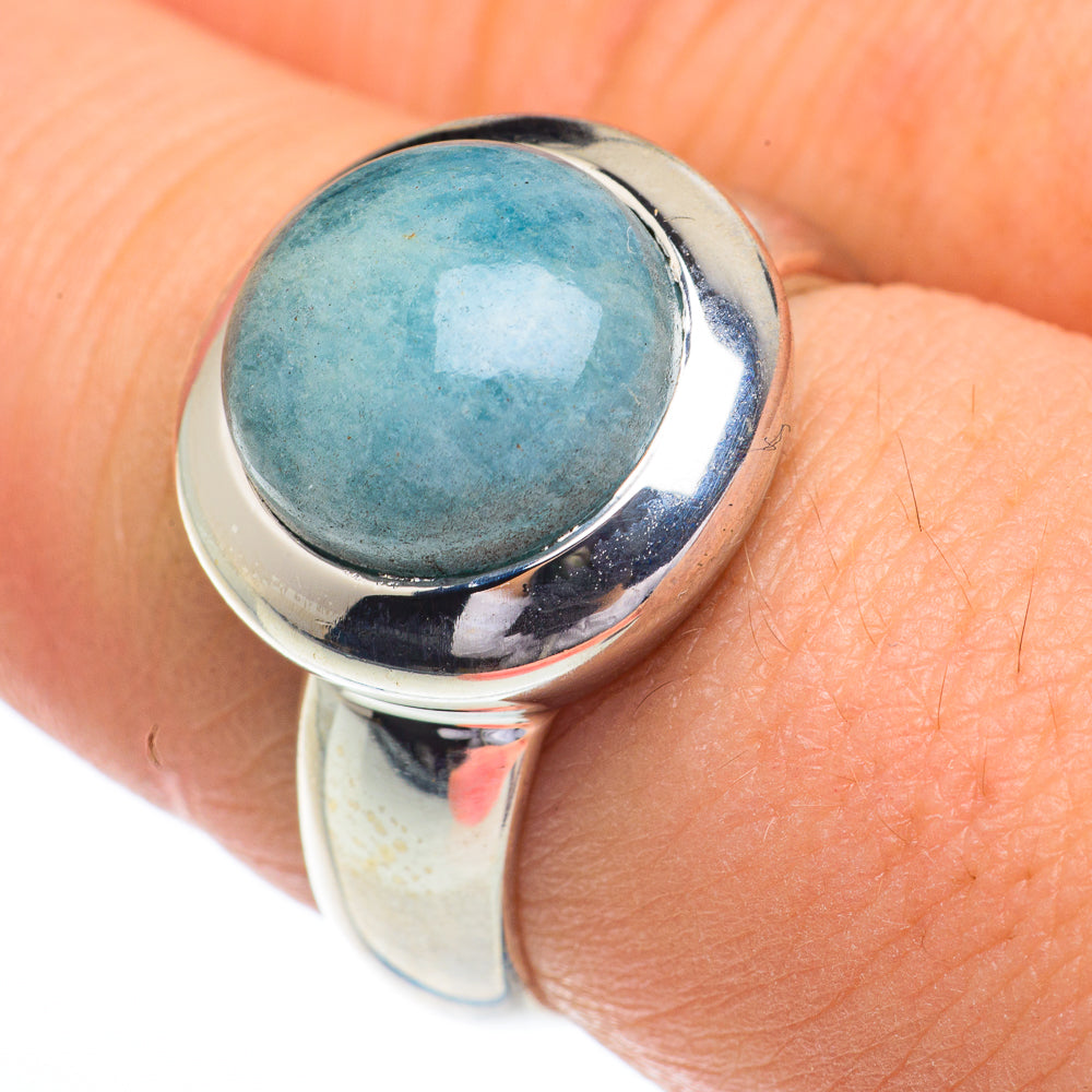 Peruvian Amazonite Rings handcrafted by Anasilvercos - RING62950