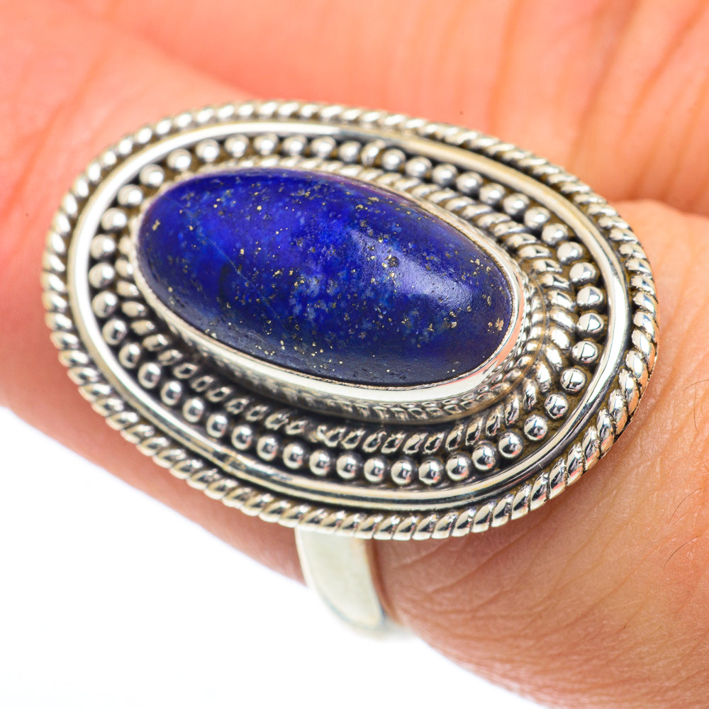 Lapis Lazuli Rings handcrafted by Anasilvercos - RING62954