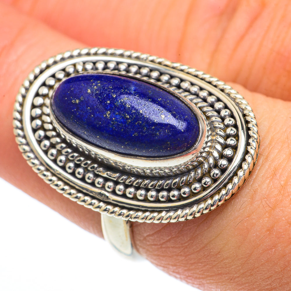 Lapis Lazuli Rings handcrafted by Anasilvercos - RING62966