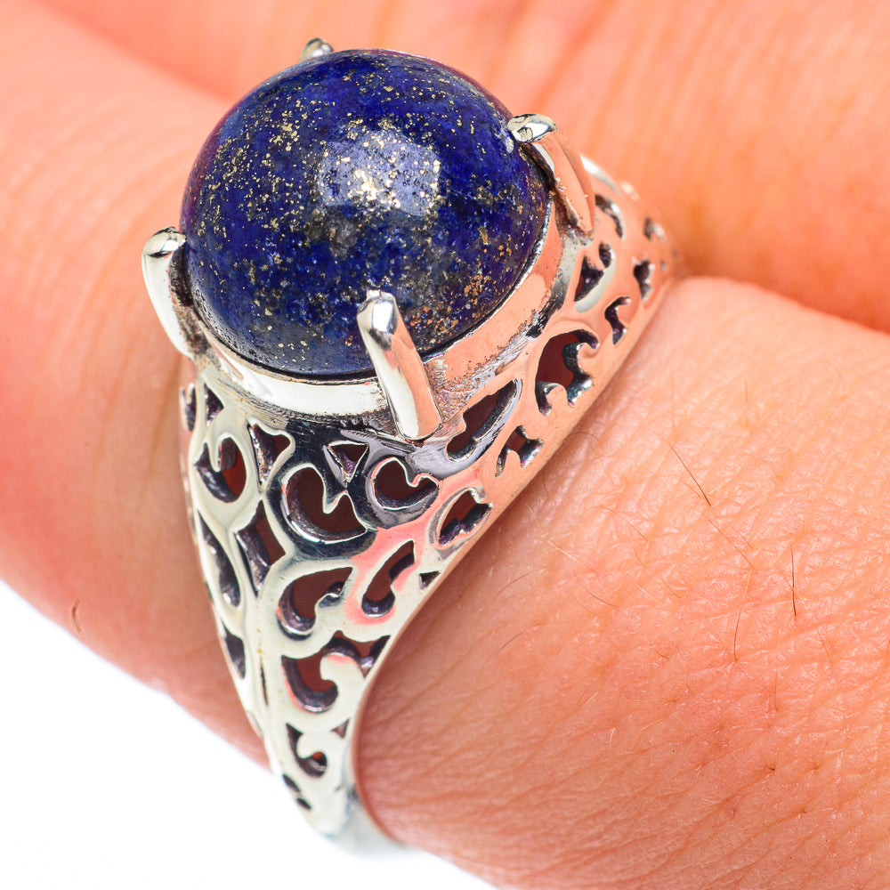 Lapis Lazuli Rings handcrafted by Anasilvercos - RING62993