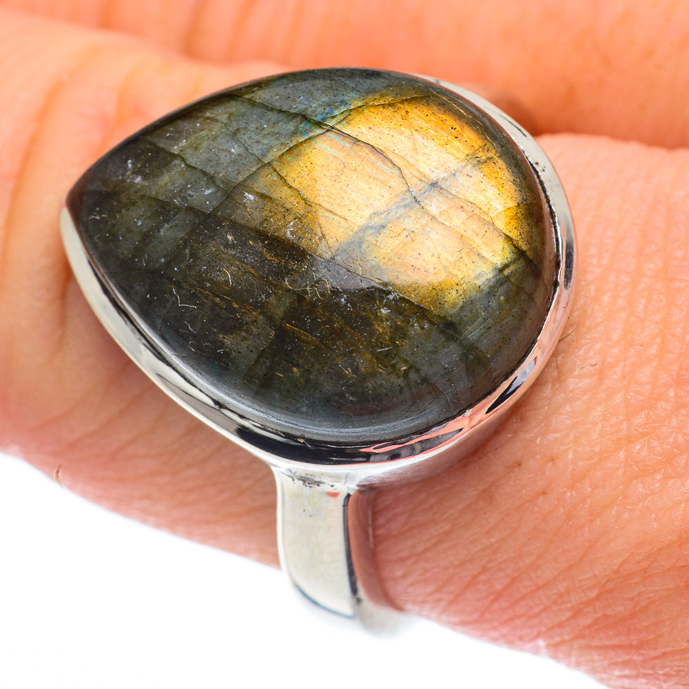 Labradorite Rings handcrafted by Anasilvercos - RING62998