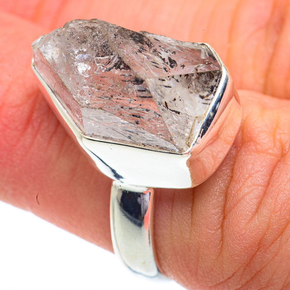 Herkimer Diamond Rings handcrafted by Anasilvercos - RING63010