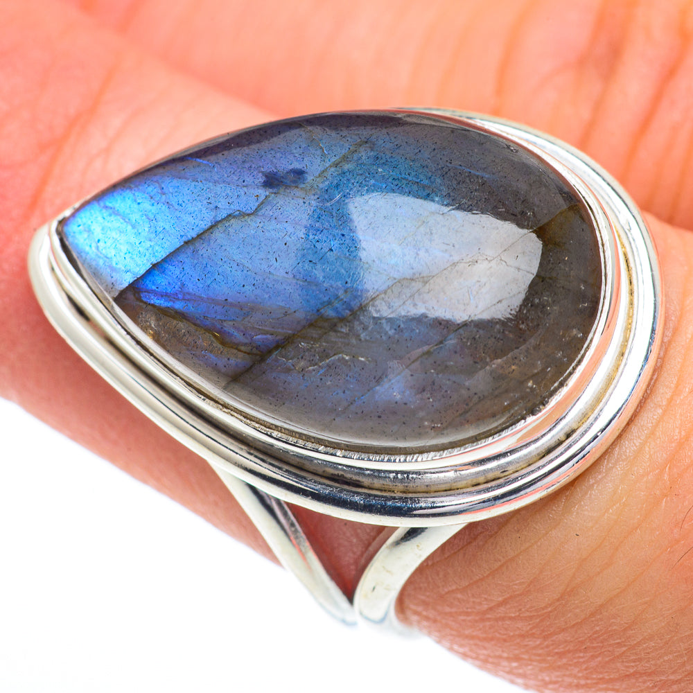 Labradorite Rings handcrafted by Anasilvercos - RING63050