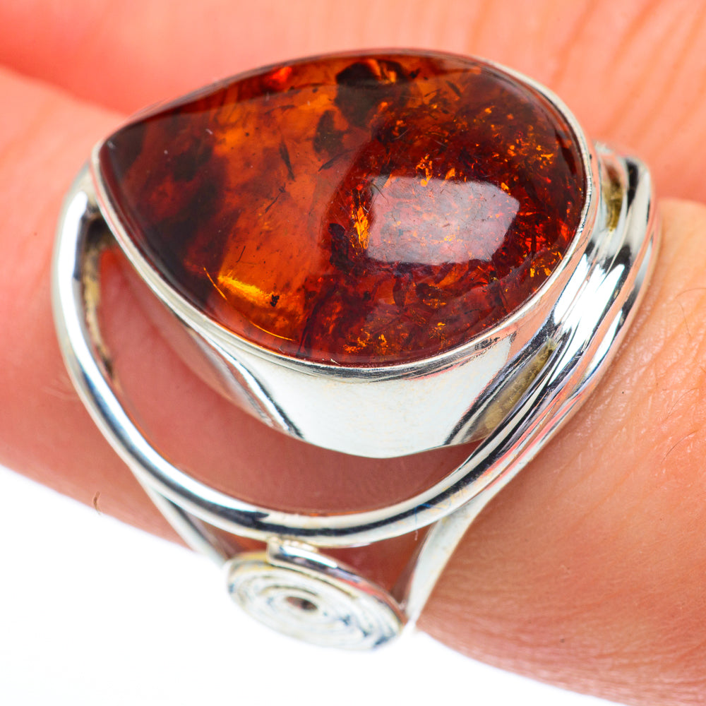 Baltic Amber Rings handcrafted by Anasilvercos - RING63054