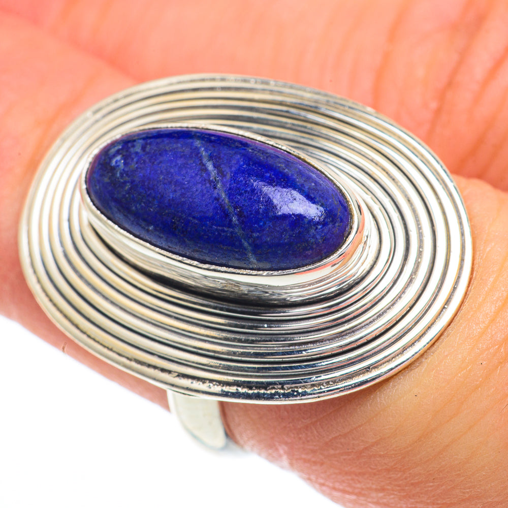 Lapis Lazuli Rings handcrafted by Anasilvercos - RING63057