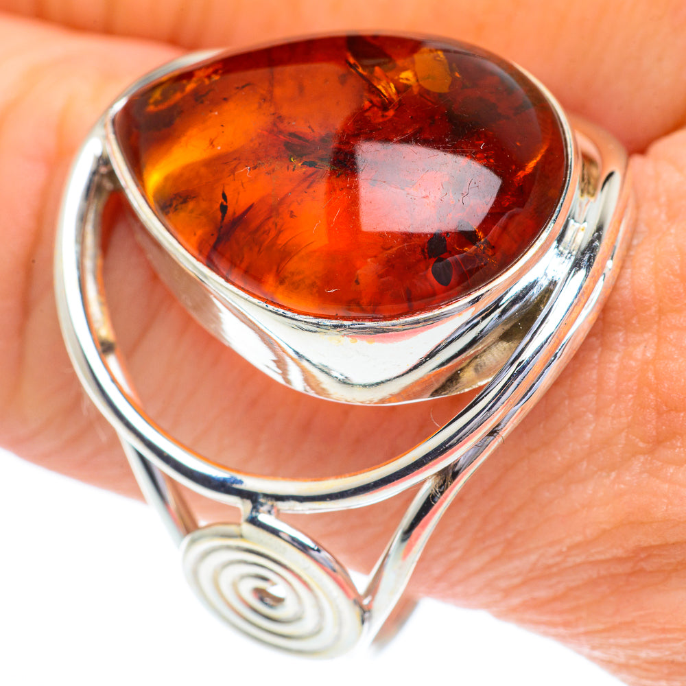 Baltic Amber Rings handcrafted by Anasilvercos - RING63100