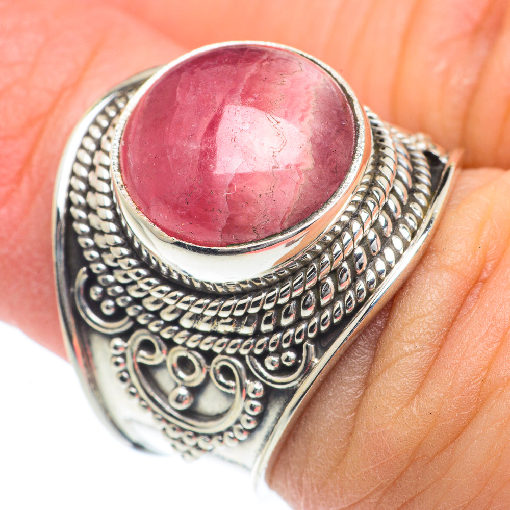 Rhodochrosite Rings handcrafted by Anasilvercos - RING63152