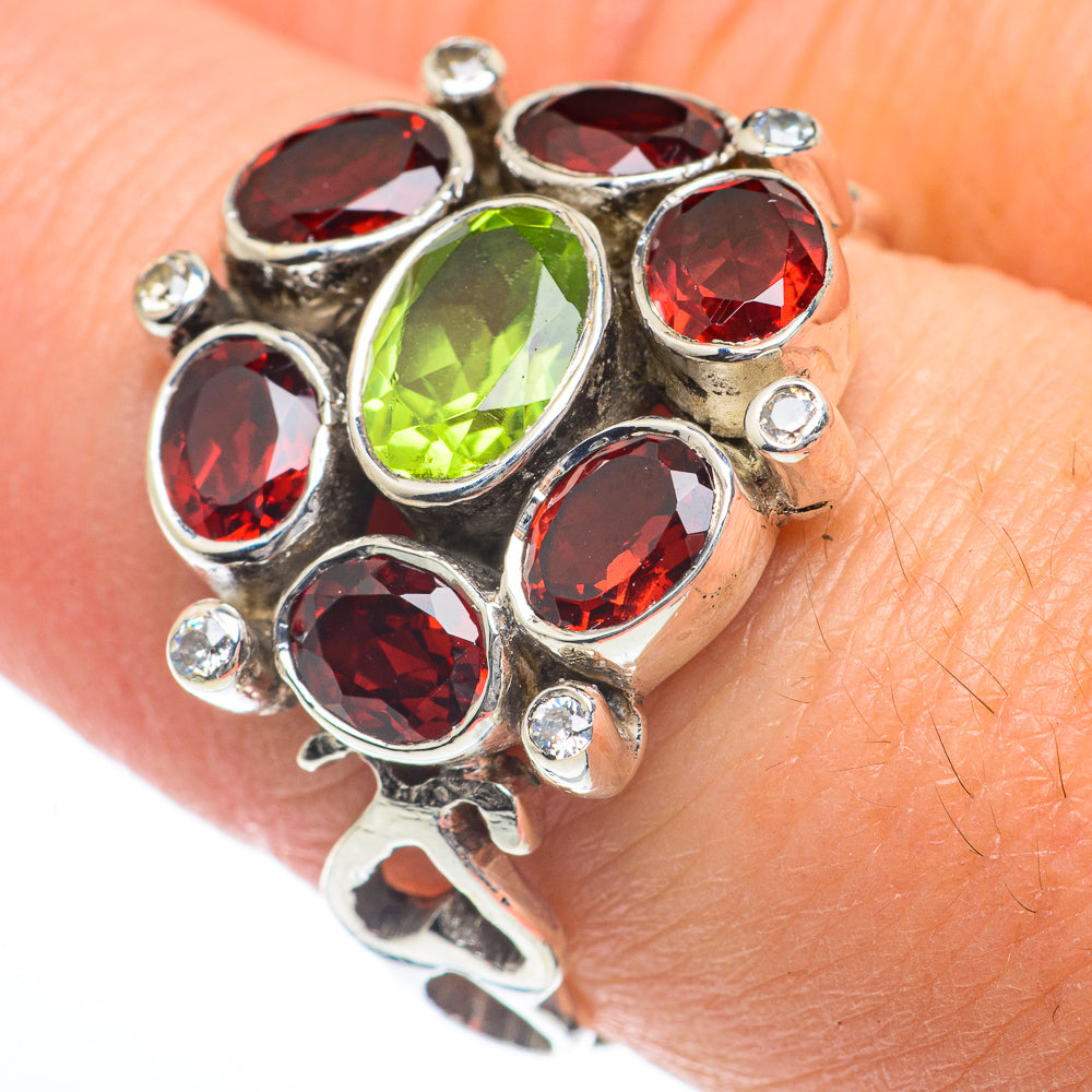 Peridot Rings handcrafted by Anasilvercos - RING63155