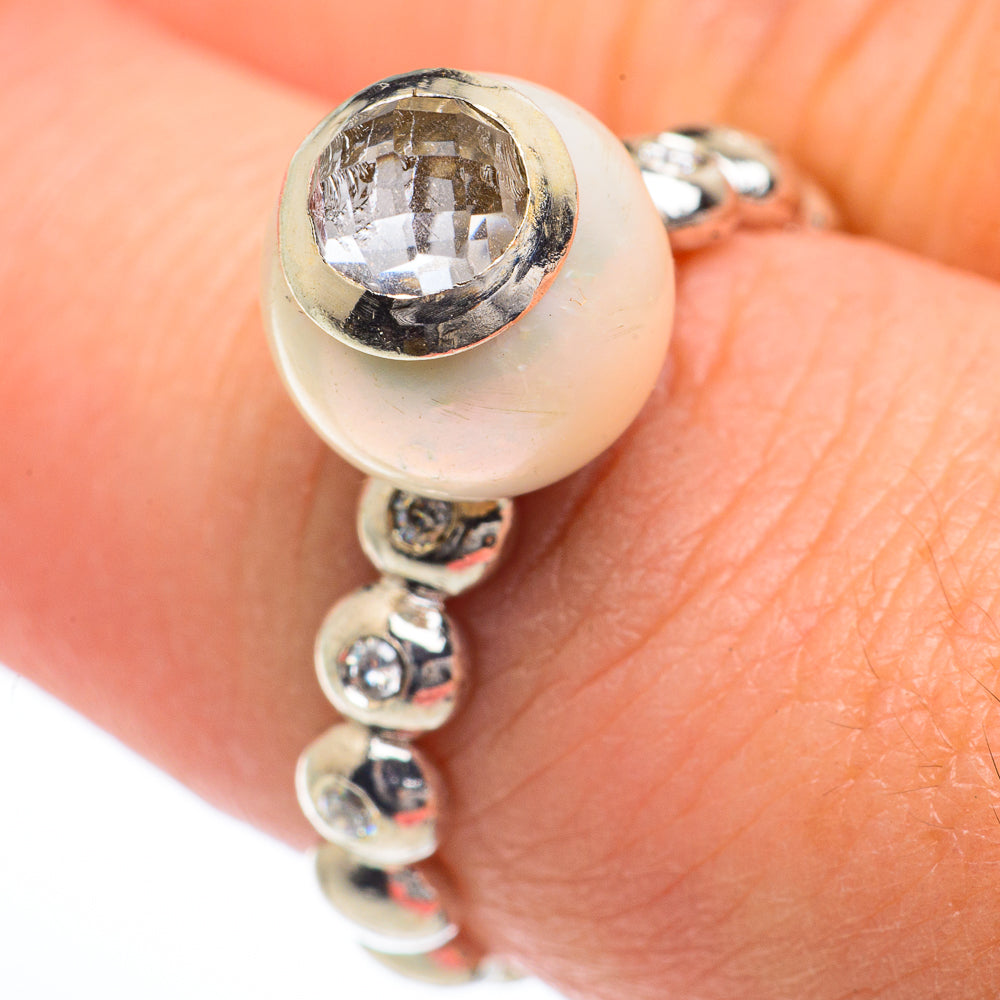 Cultured Pearl Rings handcrafted by Anasilvercos - RING63163
