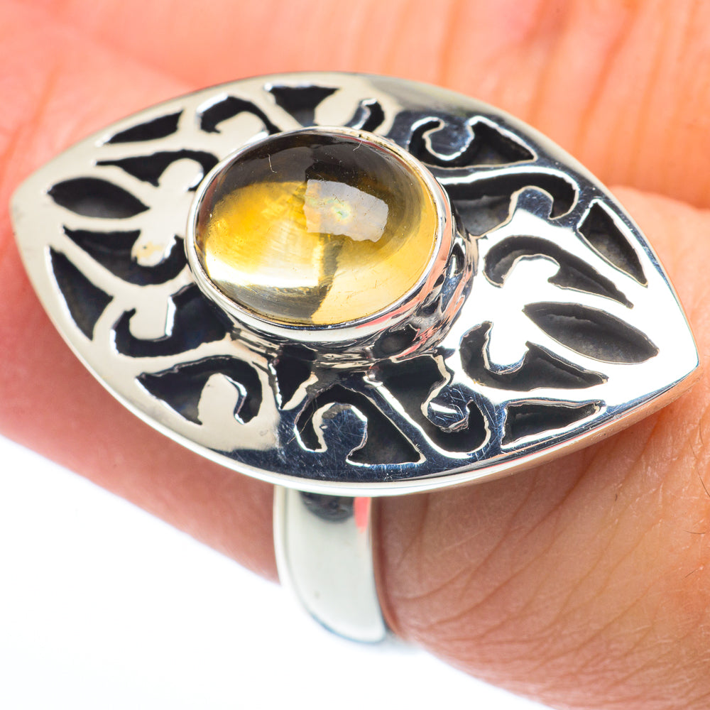 Citrine Rings handcrafted by Anasilvercos - RING63178