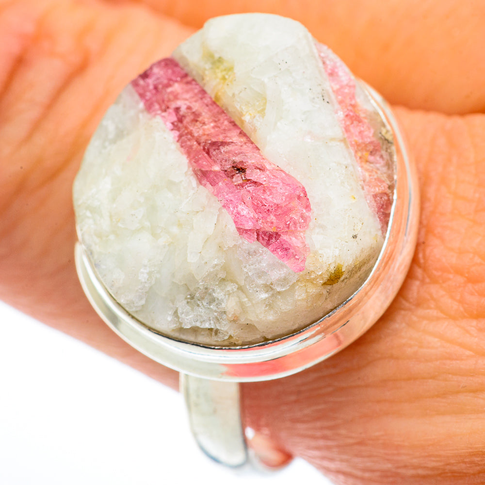 Rhodonite Rings handcrafted by Anasilvercos - RING63179