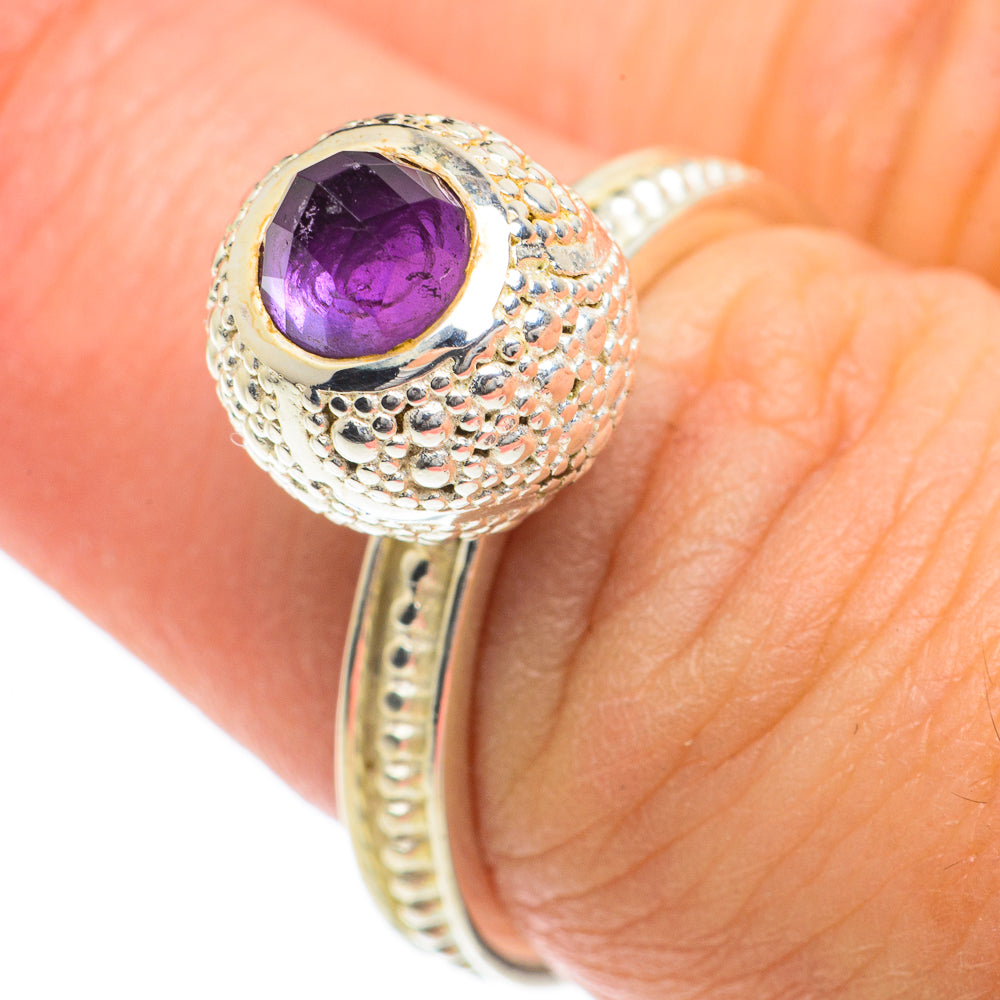 Amethyst Rings handcrafted by Anasilvercos - RING63183