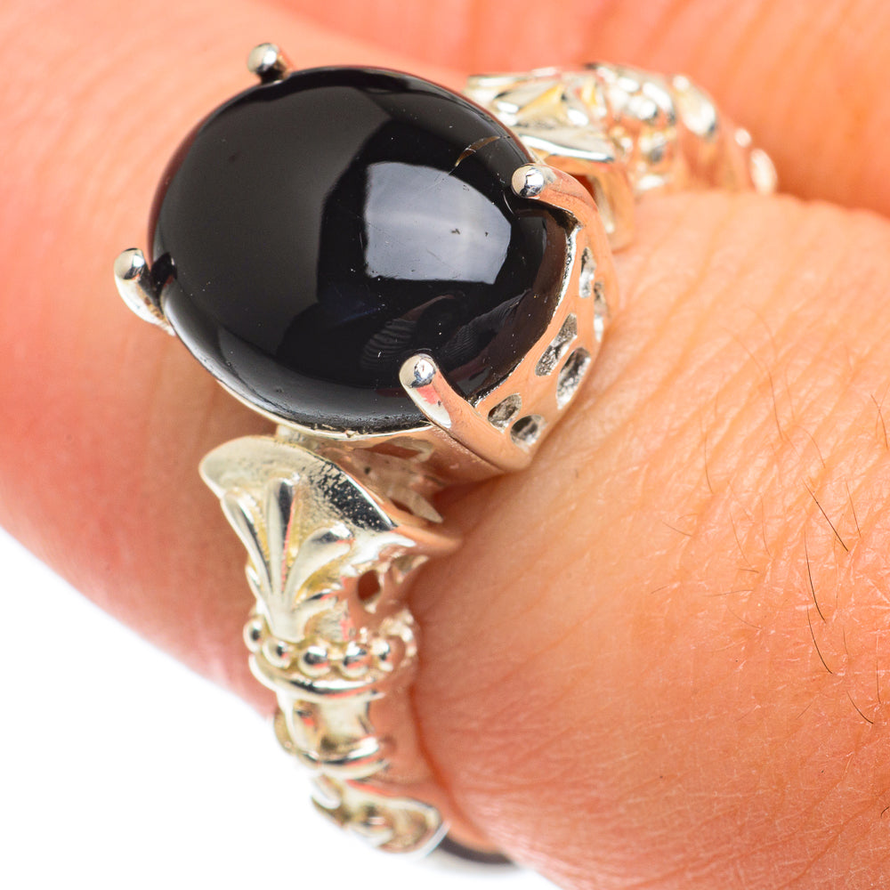 Black Onyx Rings handcrafted by Anasilvercos - RING63187