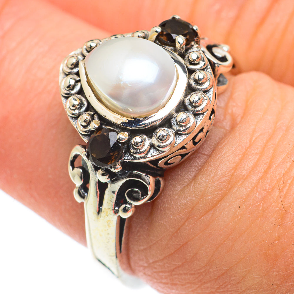 Cultured Pearl Rings handcrafted by Anasilvercos - RING63190