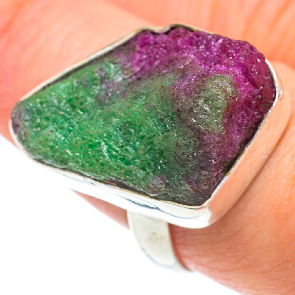 Ruby Zoisite Rings handcrafted by Anasilvercos - RING63191