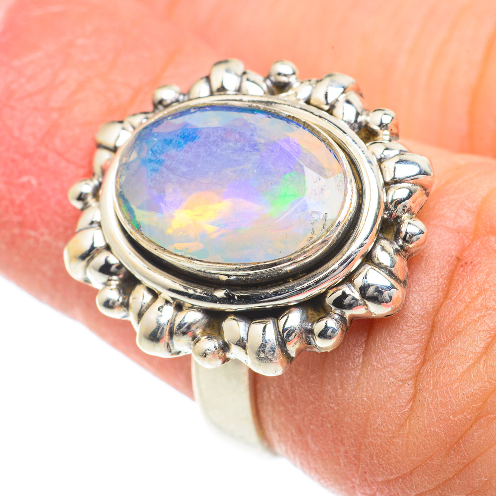 Ethiopian Opal Rings handcrafted by Anasilvercos - RING63193