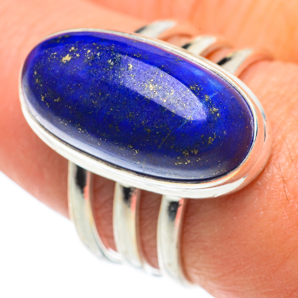 Lapis Lazuli Rings handcrafted by Anasilvercos - RING63196
