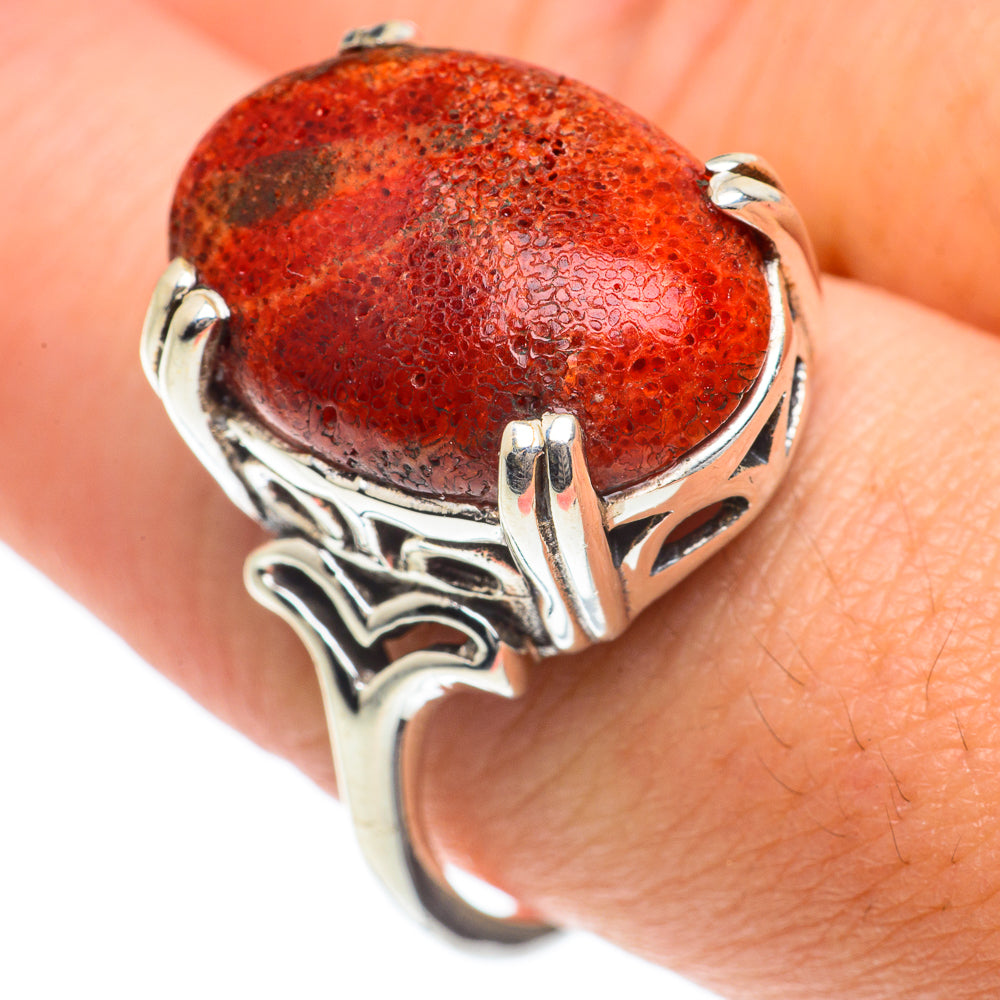 Sponge Coral Rings handcrafted by Anasilvercos - RING63205