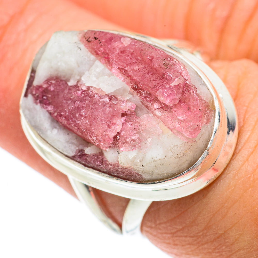 Rhodonite Rings handcrafted by Anasilvercos - RING63207