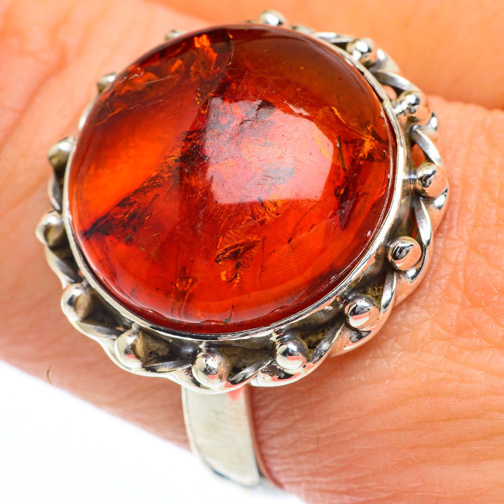 Baltic Amber Rings handcrafted by Anasilvercos - RING63230