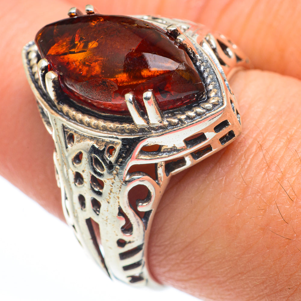 Baltic Amber Rings handcrafted by Anasilvercos - RING63231
