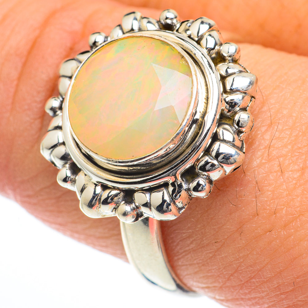 Ethiopian Opal Rings handcrafted by Anasilvercos - RING63260