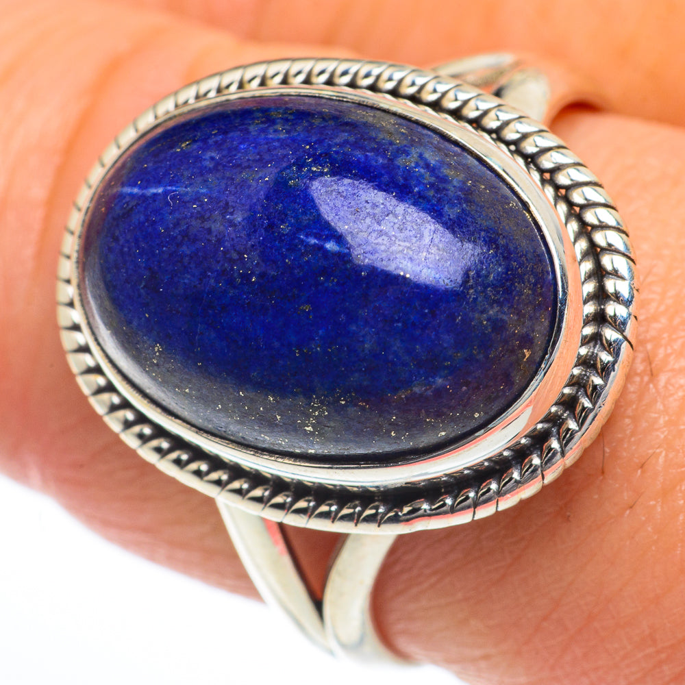 Lapis Lazuli Rings handcrafted by Anasilvercos - RING63264
