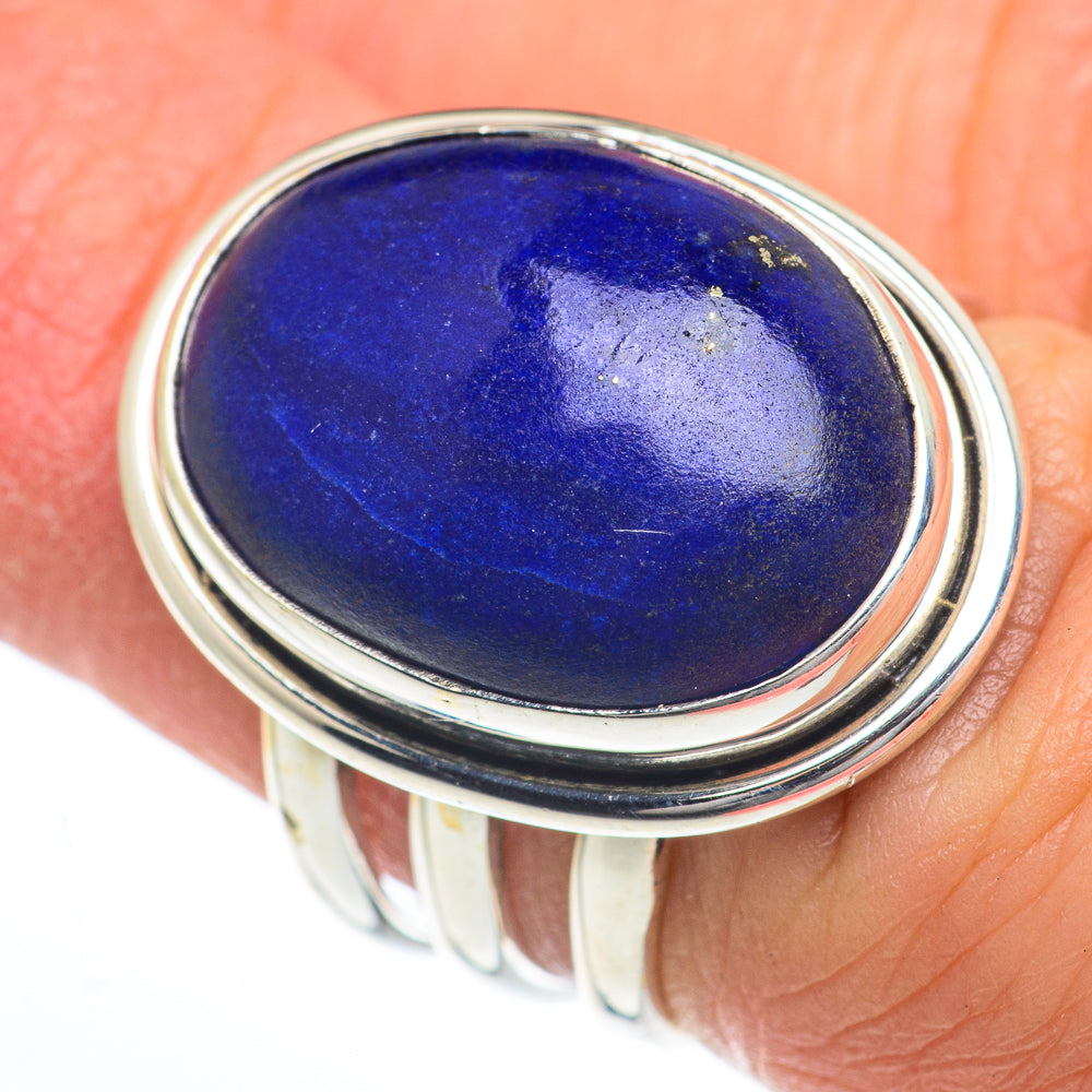 Lapis Lazuli Rings handcrafted by Anasilvercos - RING63279