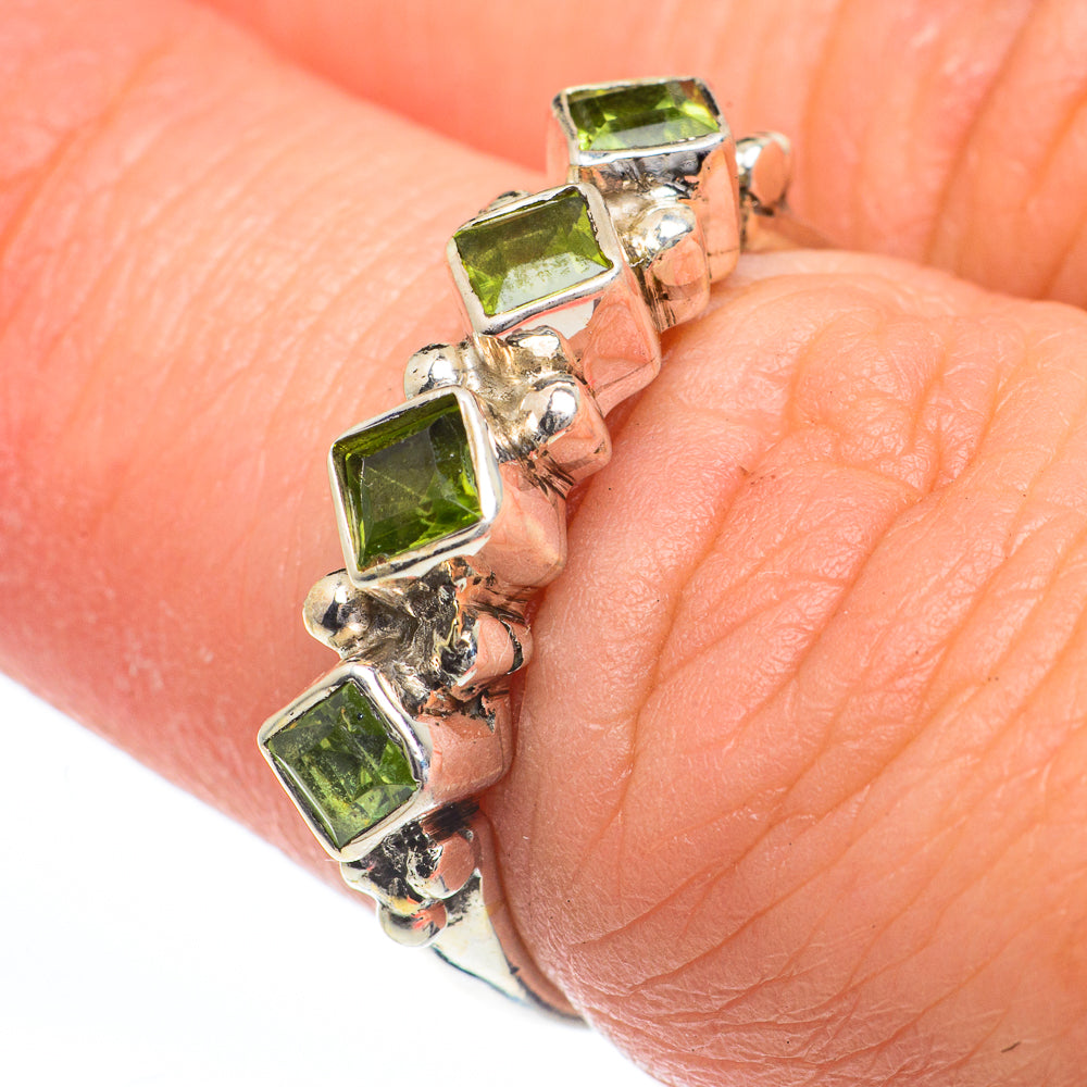 Peridot Rings handcrafted by Anasilvercos - RING63296