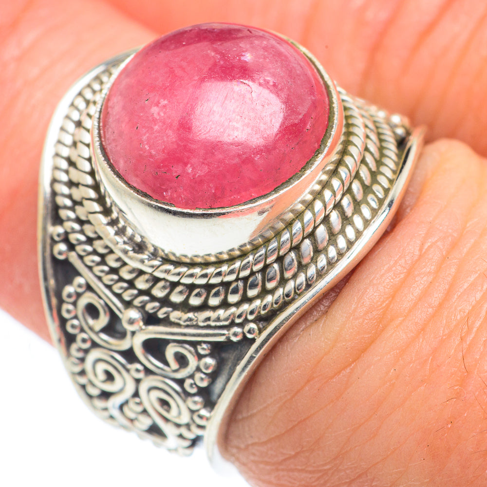 Rhodochrosite Rings handcrafted by Anasilvercos - RING63347