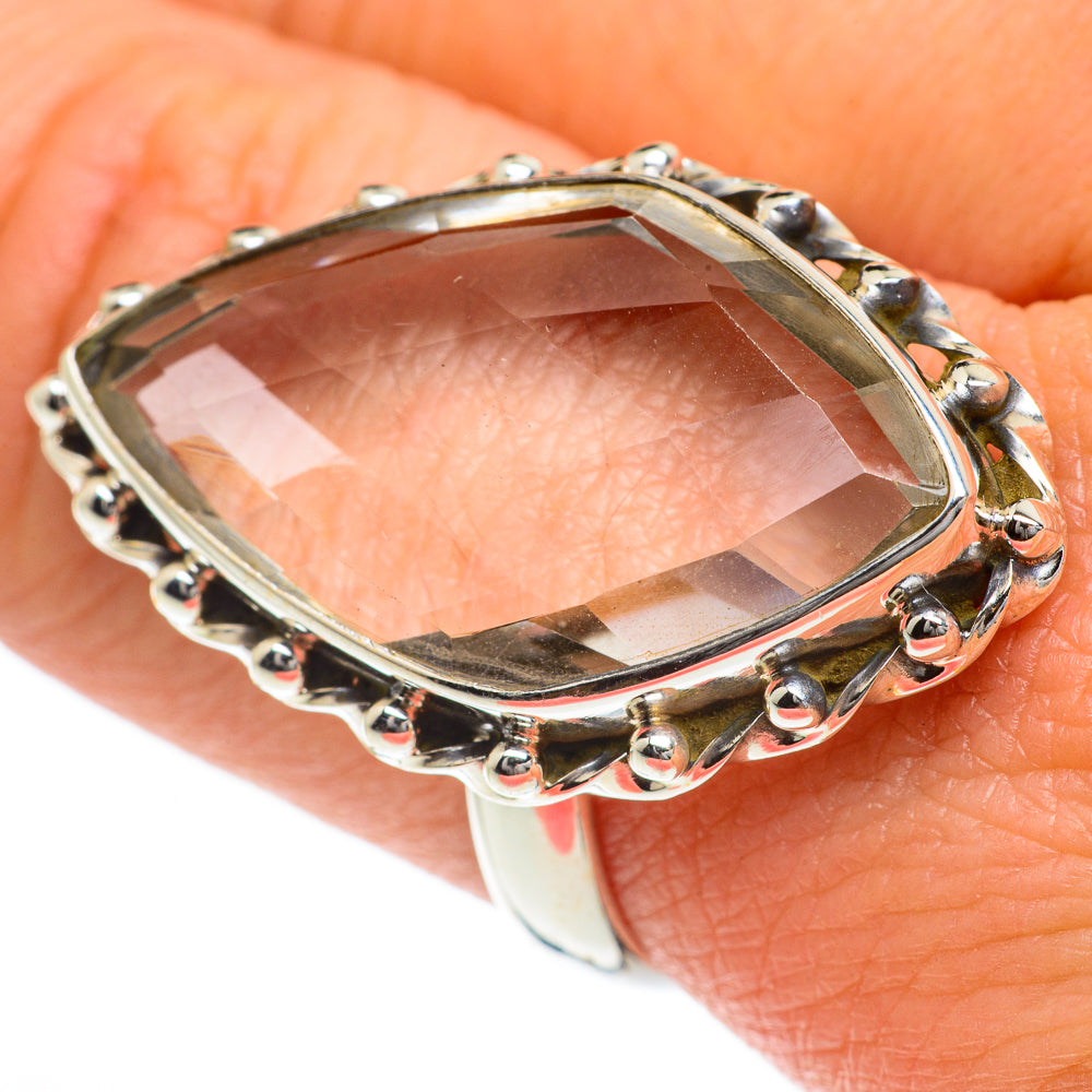 White Quartz Rings handcrafted by Anasilvercos - RING63355