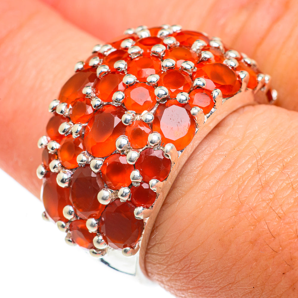 Carnelian Rings handcrafted by Anasilvercos - RING63360