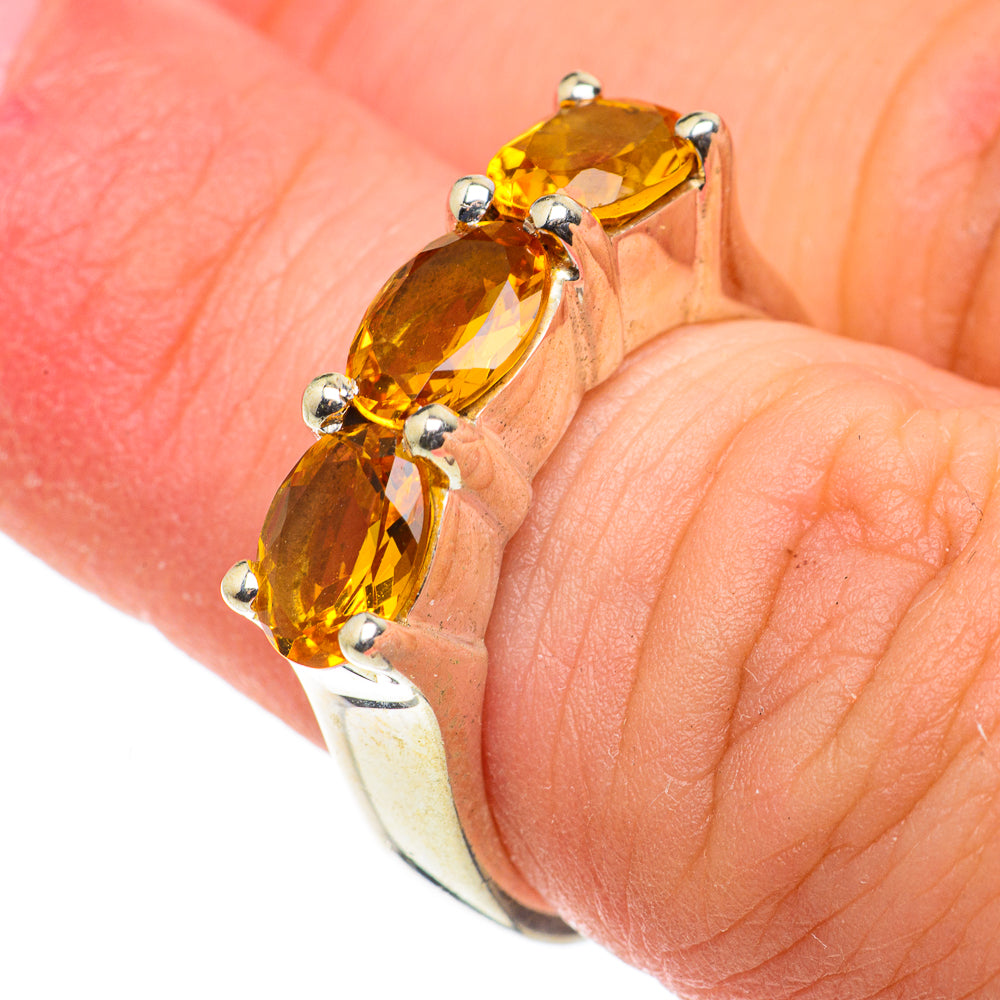 Citrine Rings handcrafted by Anasilvercos - RING63367