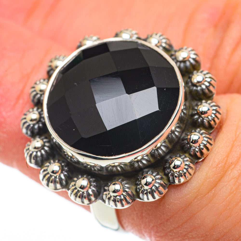 Black Onyx Rings handcrafted by Anasilvercos - RING63377