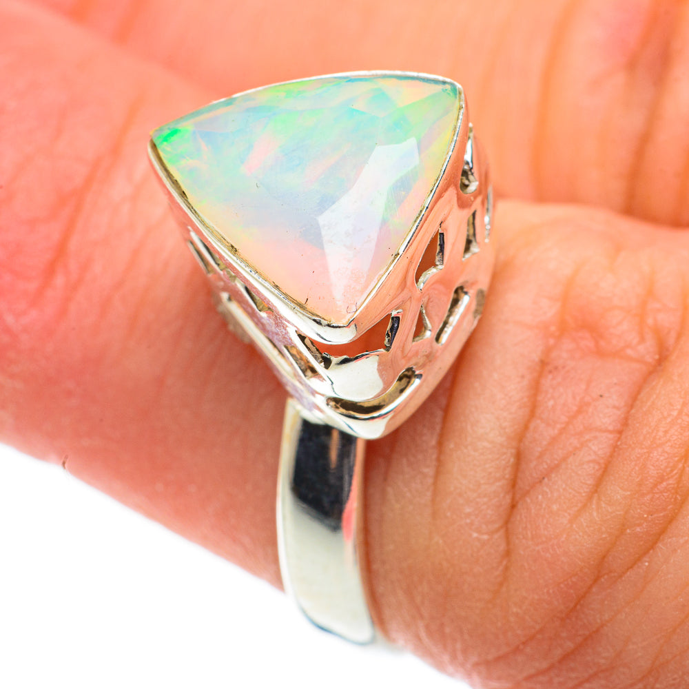 Ethiopian Opal Rings handcrafted by Anasilvercos - RING63383