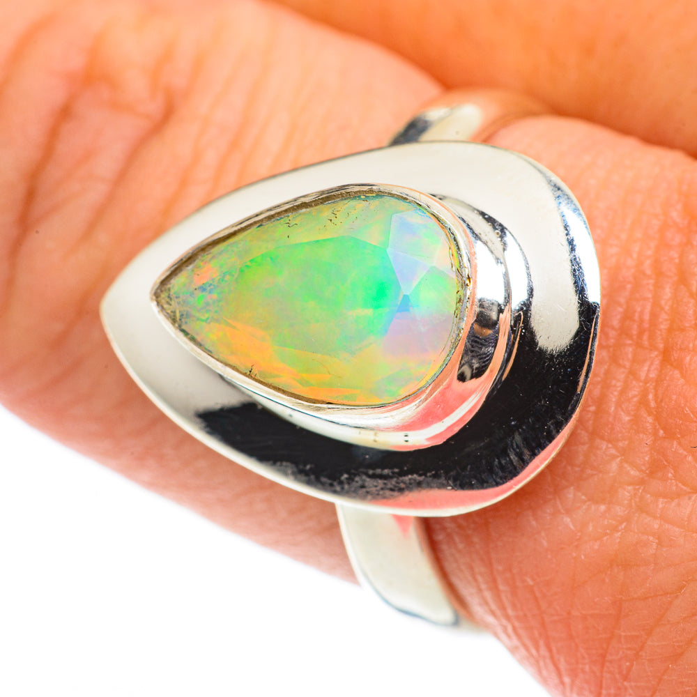 Ethiopian Opal Rings handcrafted by Anasilvercos - RING63407