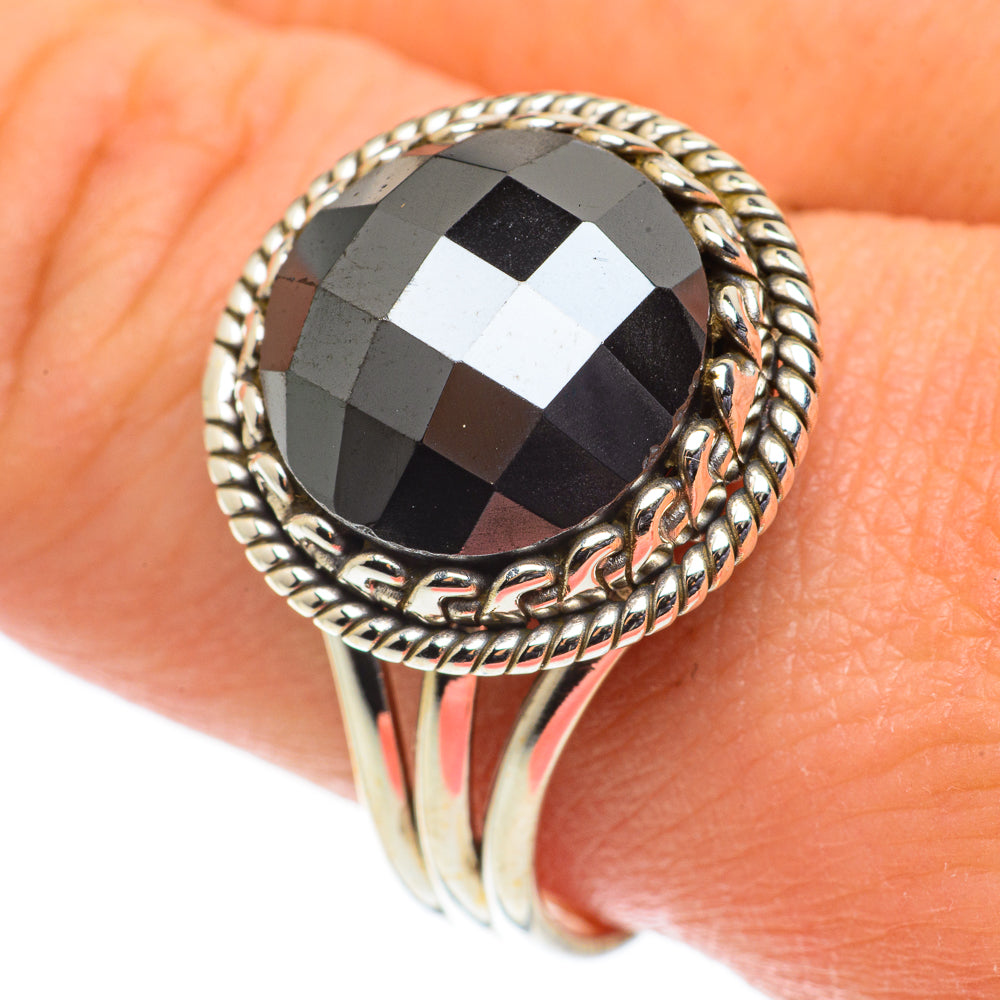 Hematite Rings handcrafted by Anasilvercos - RING63425