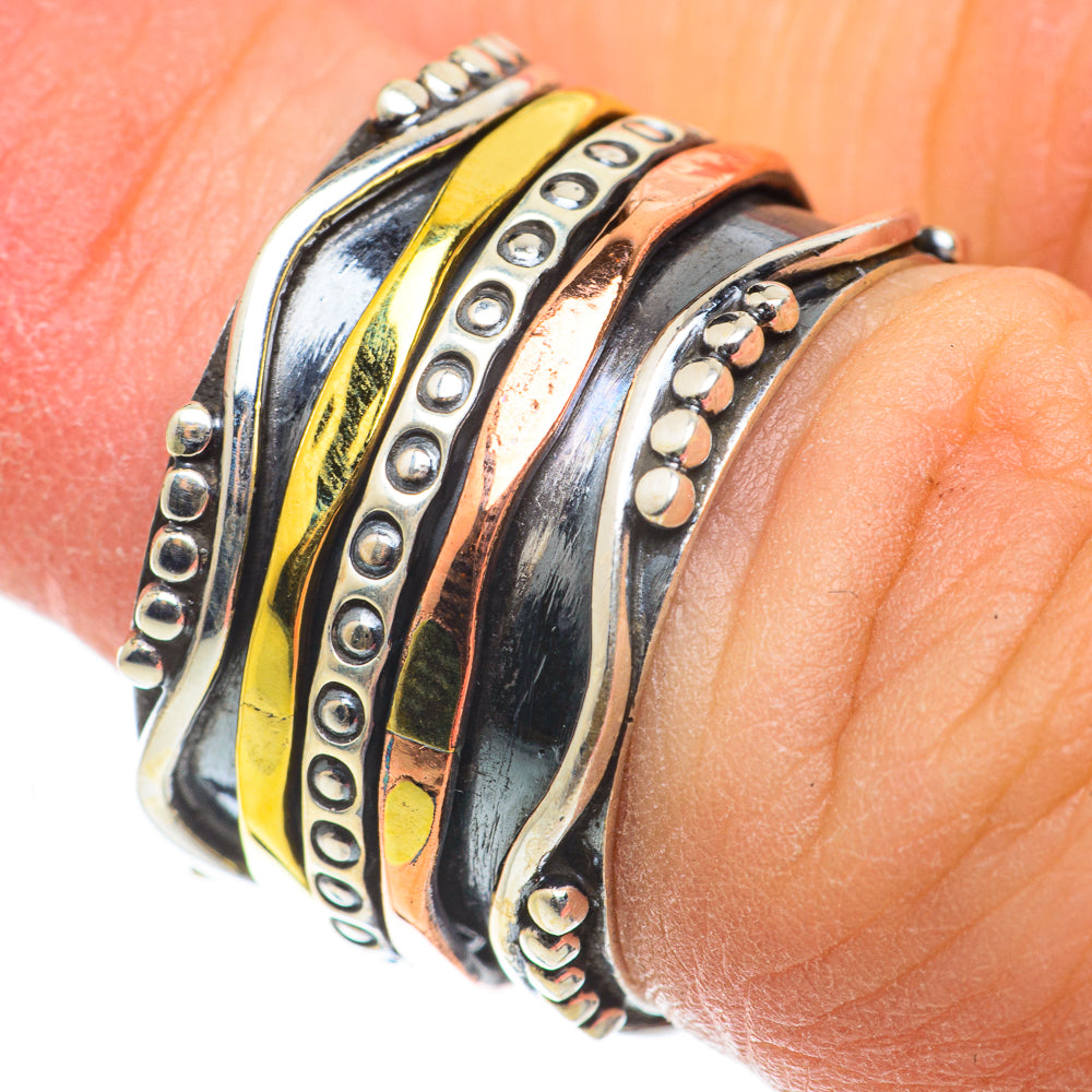 Meditation Spinner Rings handcrafted by Anasilvercos - RING63459