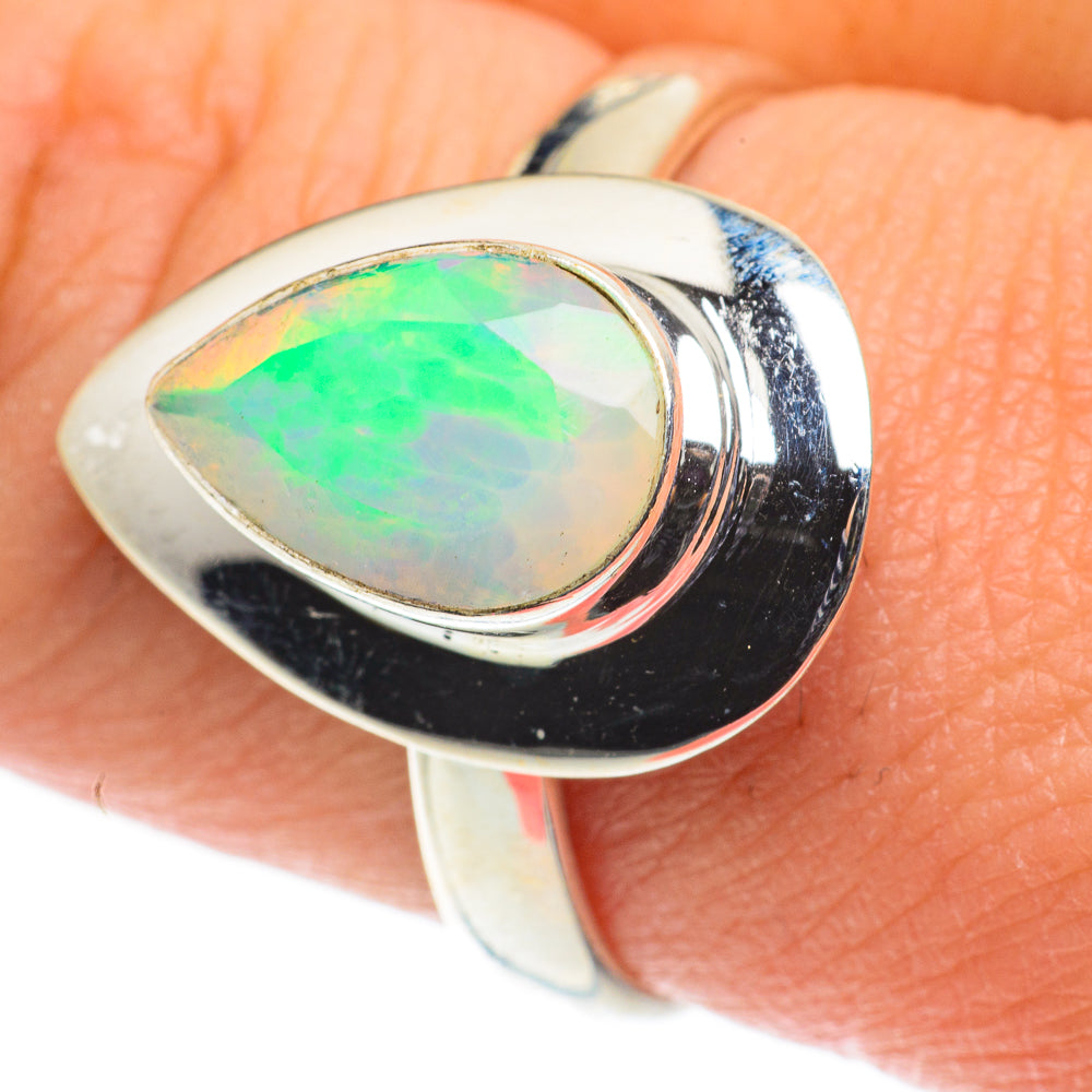 Ethiopian Opal Rings handcrafted by Anasilvercos - RING63481